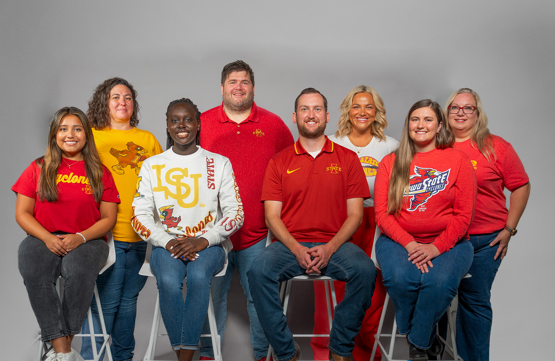 photo of SFE staff members wearing Cyclone apparel.